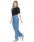 Jean Stretch Azul Wide Leg