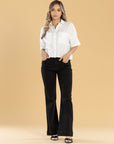 Jeans Confort Negro Flare