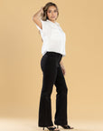 Jeans Confort Negro Flare