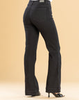 Jeans Confort Negro Flare