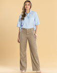 Pantalón Confort Kaki Straight