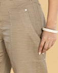 Pantalón Confort Kaki Straight
