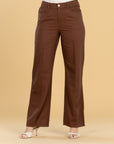 Pantalón Confort Café Straight