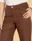 Pantalón Confort Café Straight