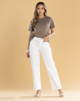Pantalón Confort Crudo Straight