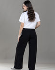 Pantalón Confort Negro Wide Leg