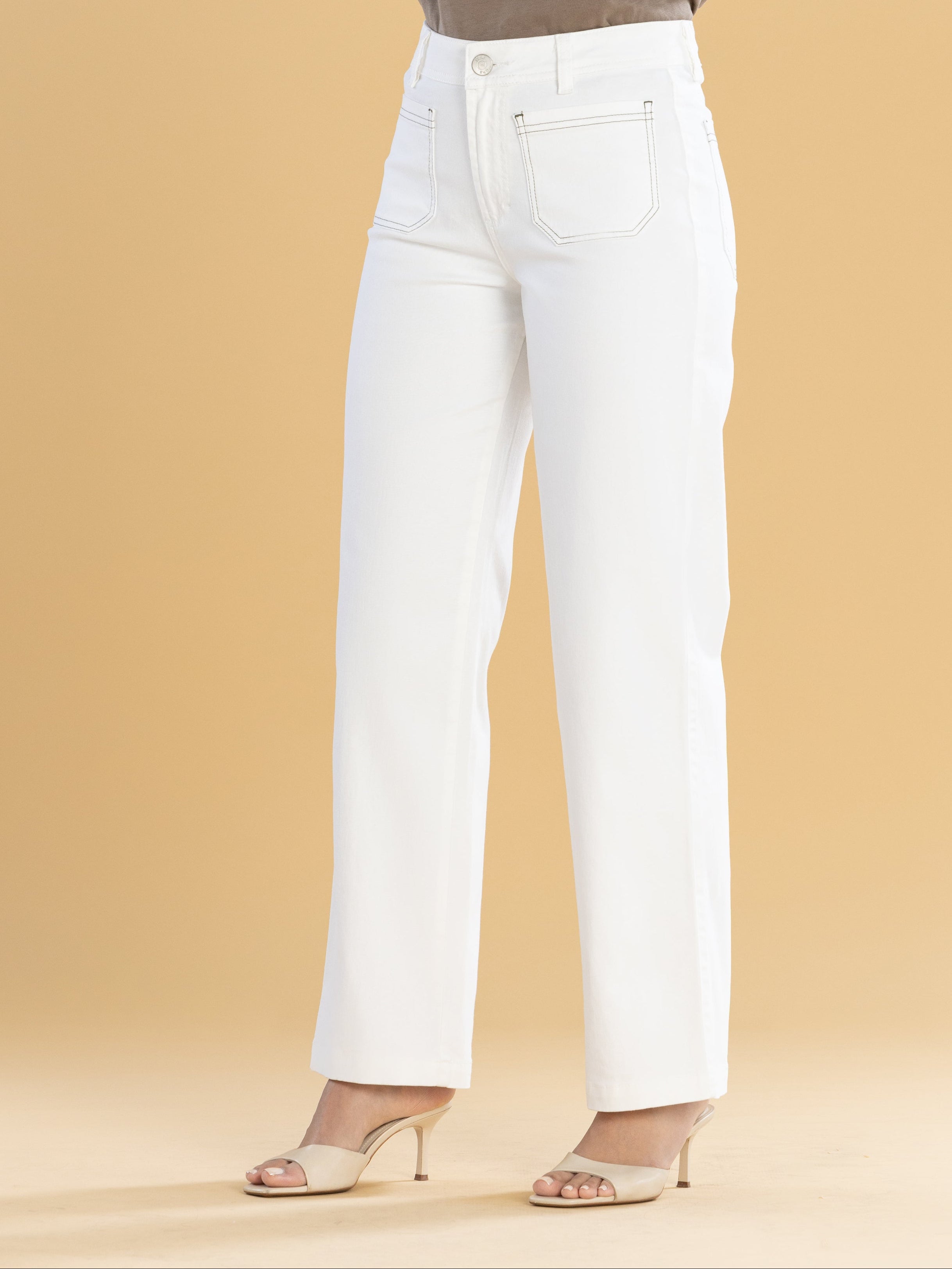 Pantalón Confort Crudo Straight