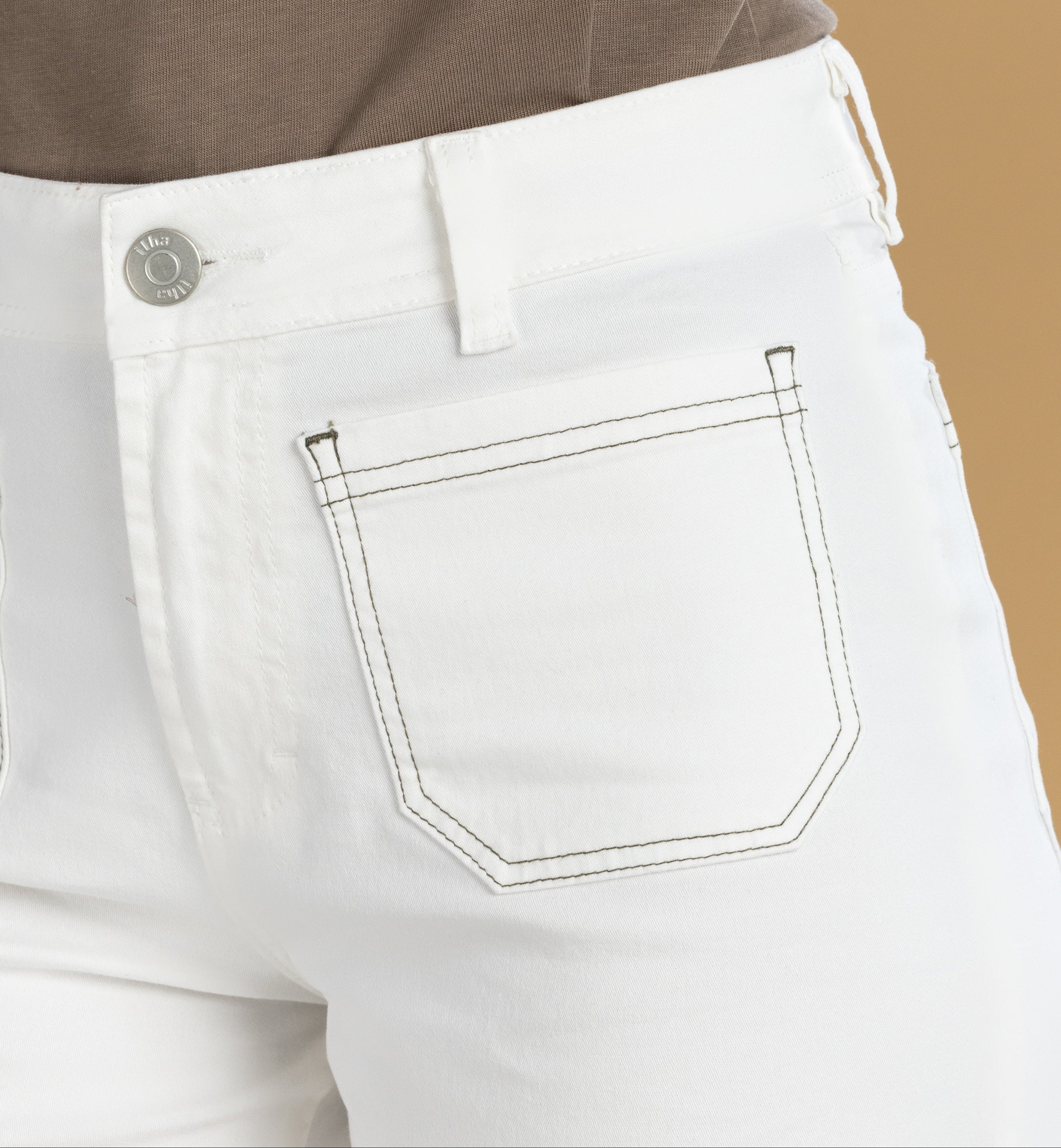 Pantalón Confort Crudo Straight
