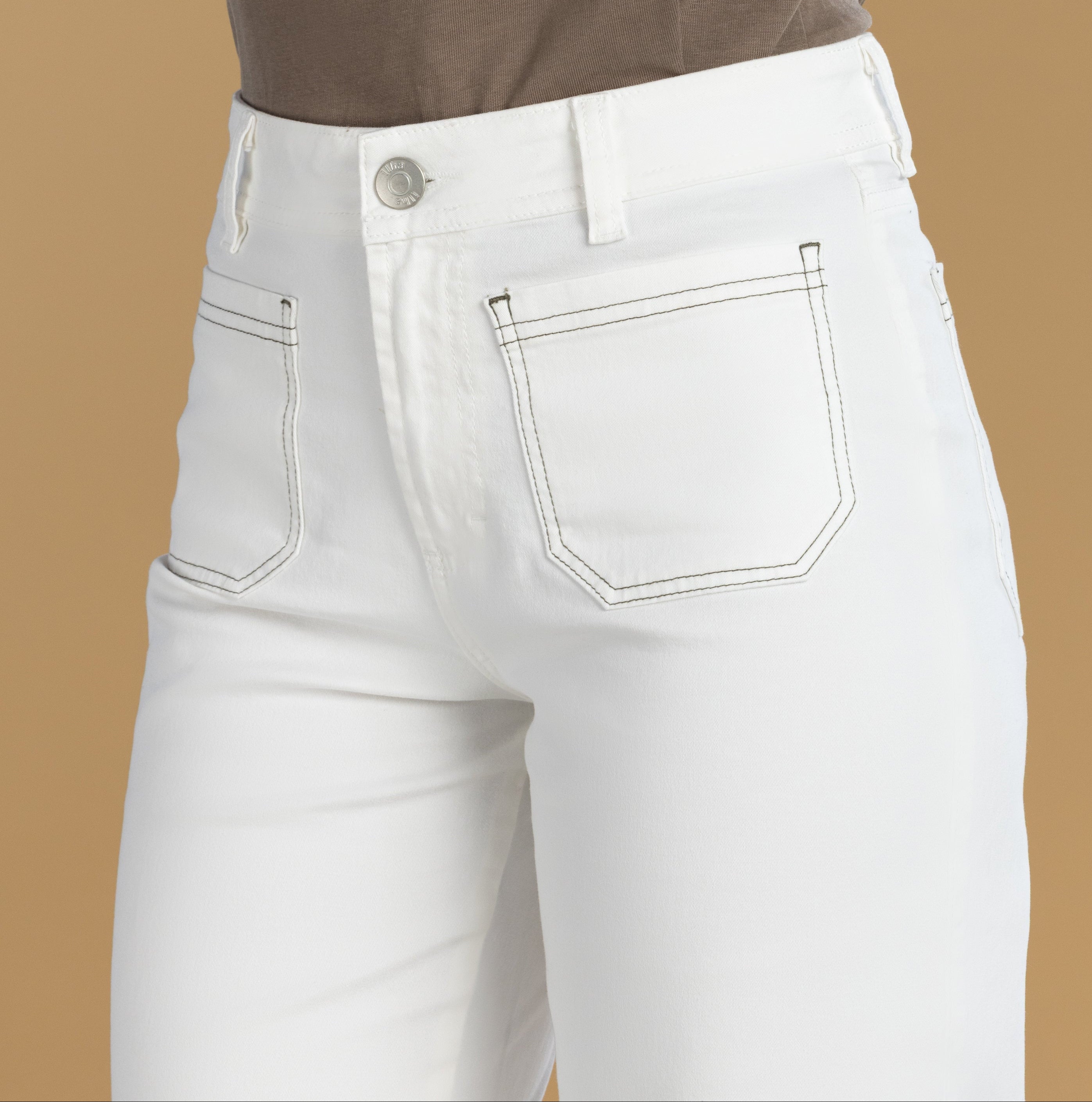 Pantalón Confort Crudo Straight