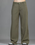Pantalón Confort Verde Wide Leg