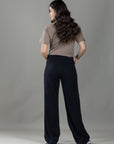 Jean Confort Negro Wide Leg Slim