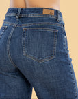 Jeans Confort Azul Oscuro Wide Leg