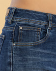 Jeans Confort Azul Oscuro Wide Leg