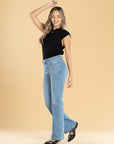 Jeans Confort Azul Claro Flare