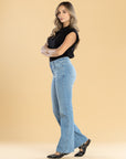 Jeans Confort Azul Claro Flare