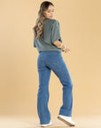 Jeans Confort Azul Medio Flare