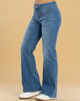 Jeans Confort Azul Medio Flare