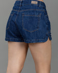 Short Rigído Azul Oscuro Bolsillo Pilot