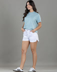 Short Stretch Blanco Bolsillo Pilot