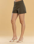 Short Confot Verde Bolsillo Parche