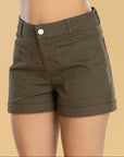 Short Confot Verde Bolsillo Parche