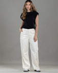 Pantalón Confort Ivory Bota Recta