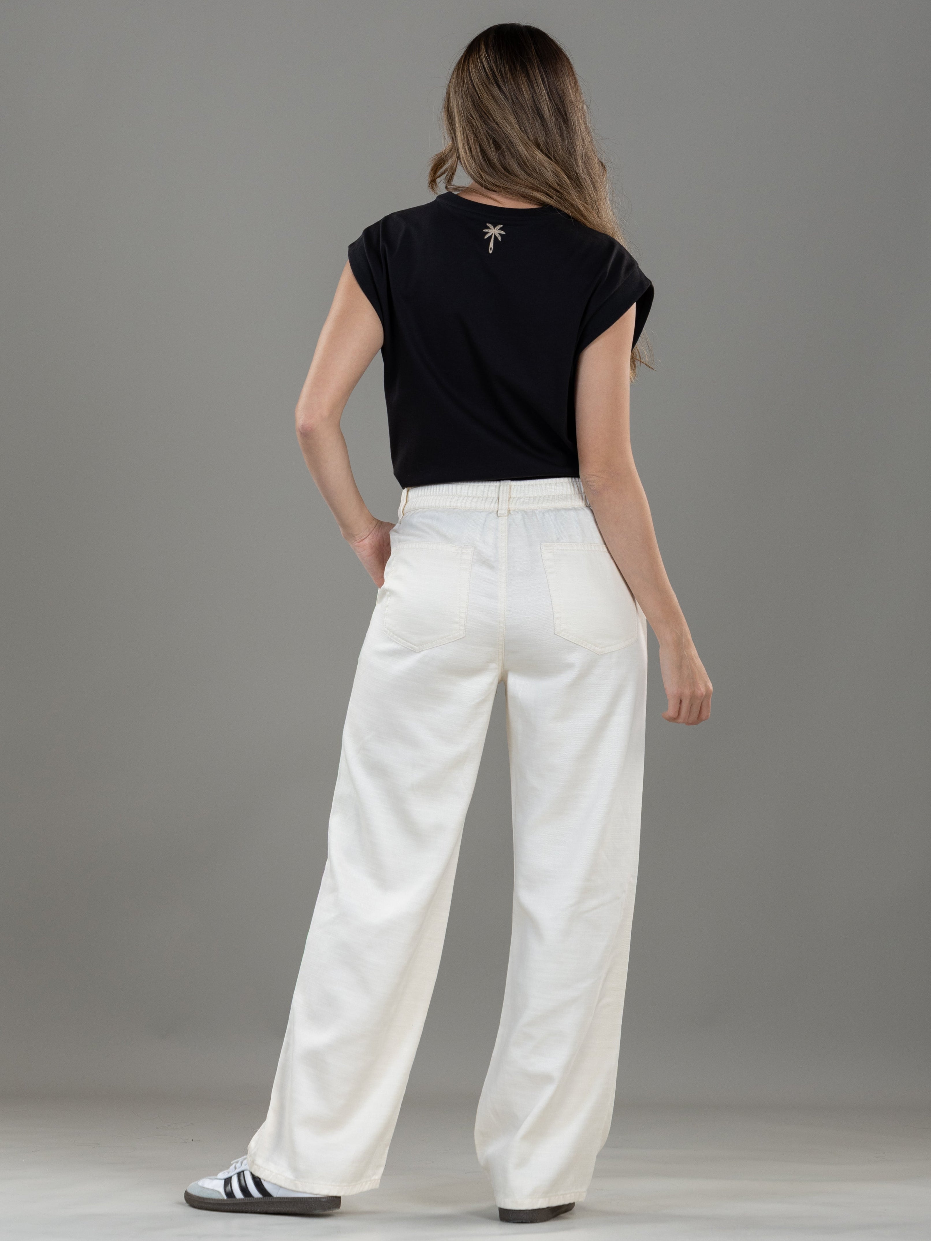 Pantalón Confort Ivory Bota Recta