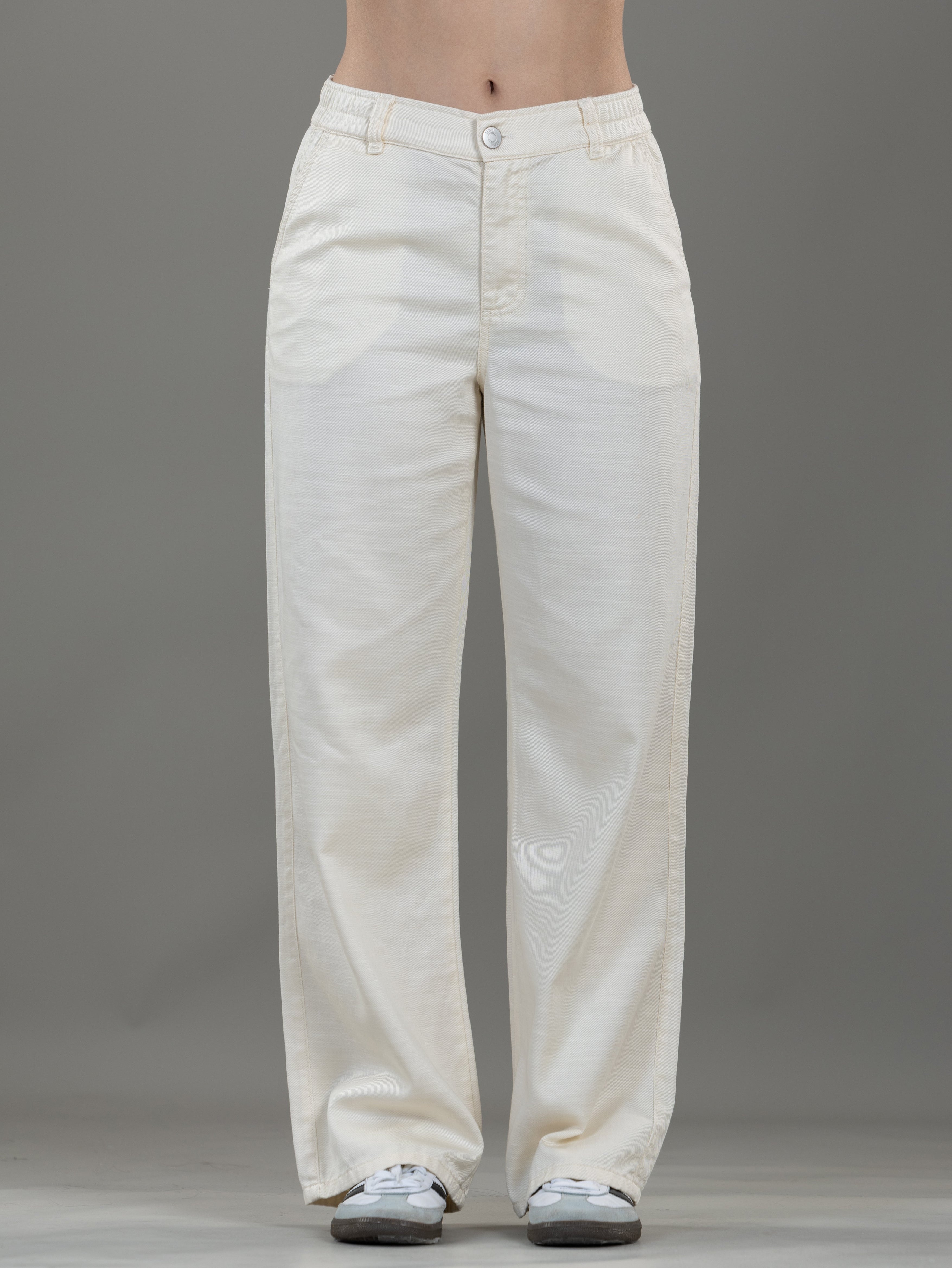 Pantalón Confort Ivory Bota Recta