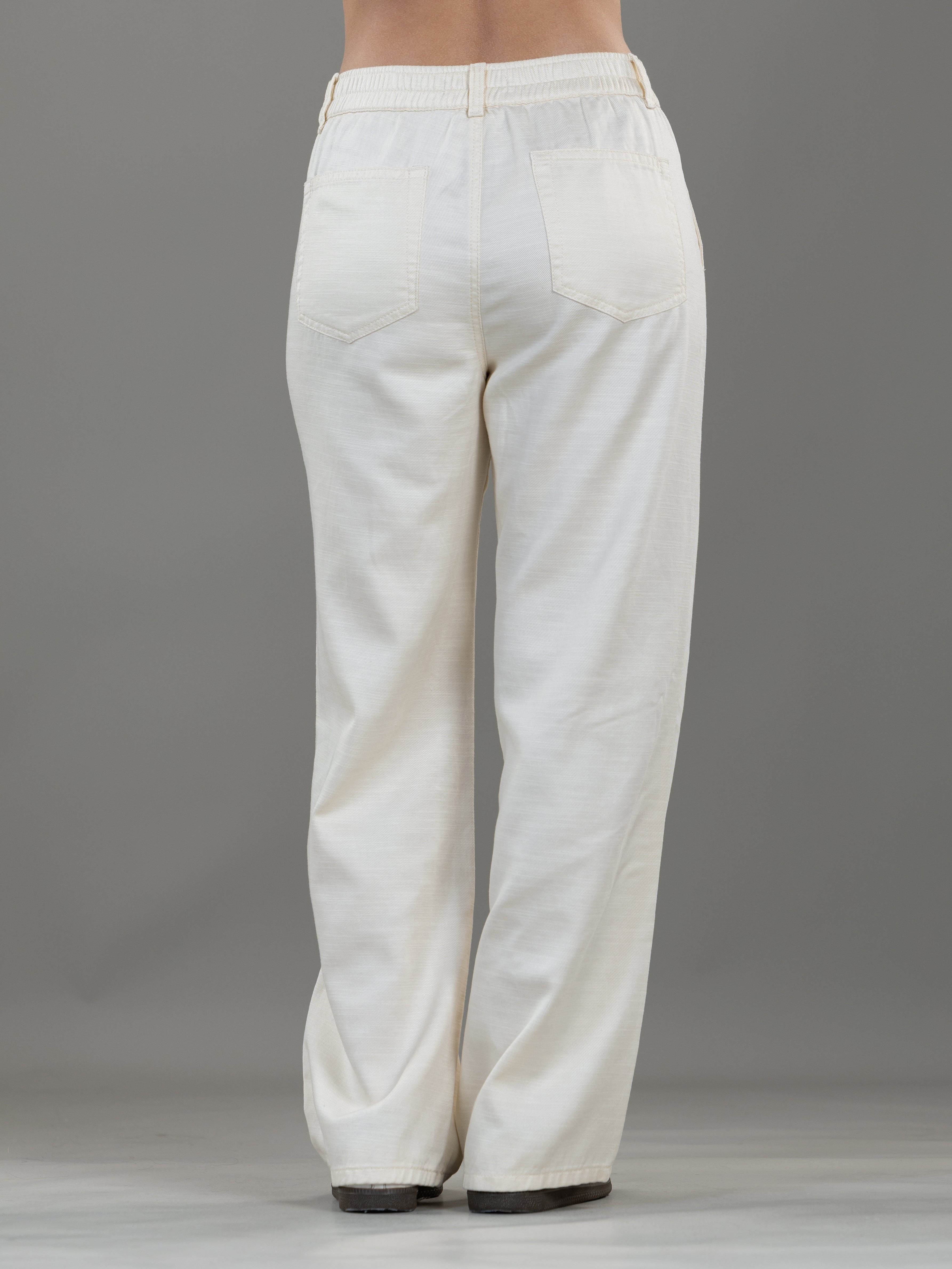 Pantalón Confort Ivory Bota Recta