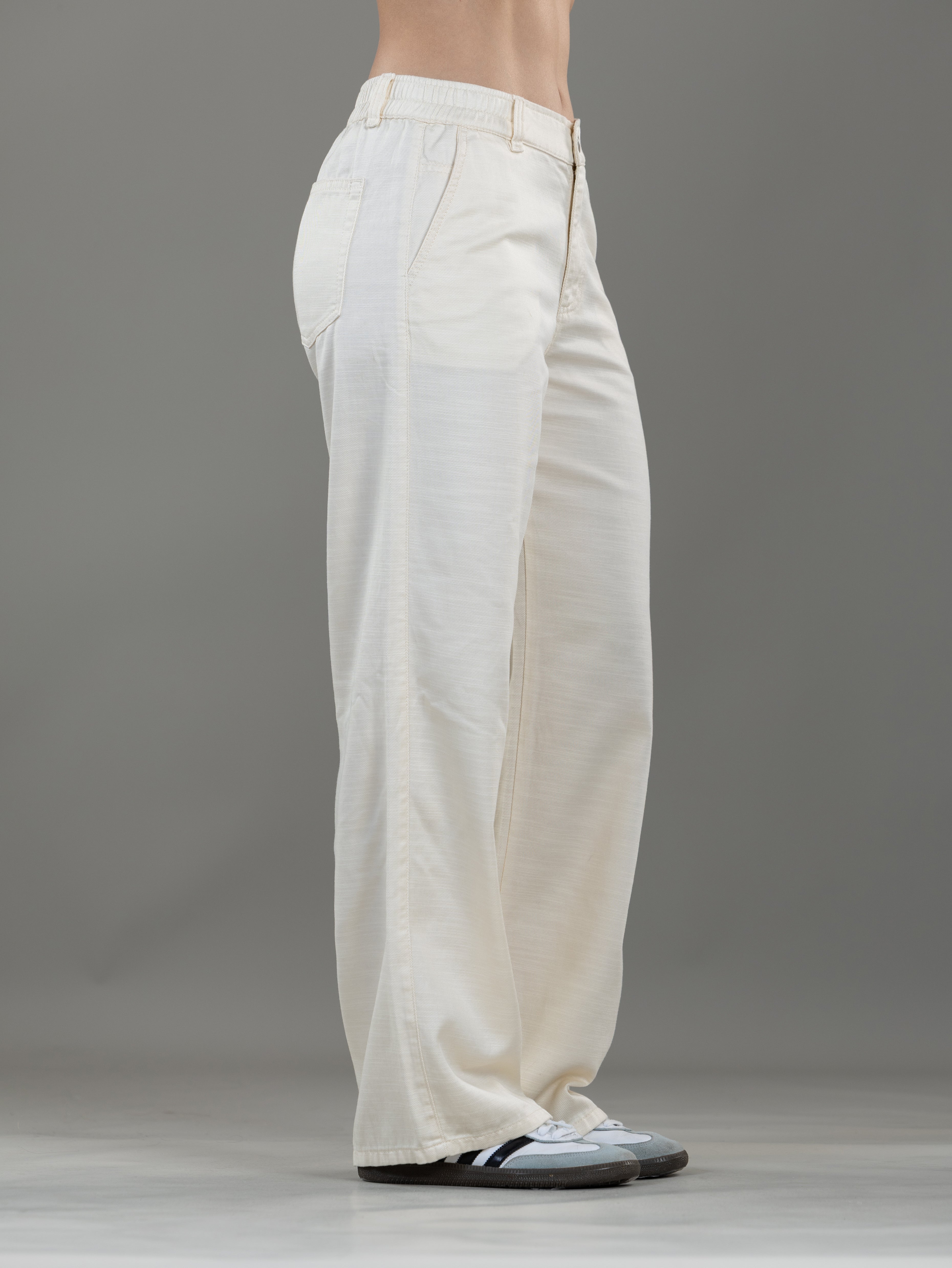 Pantalón Confort Ivory Bota Recta