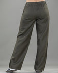 Pantalón Confort Verde Bota Recta