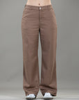 Pantalón Confort Café Bota Recta