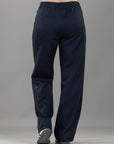 Pantalón Confort Azul Navy Wide Leg