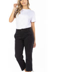 Pantalón Capri Negro Stretch
