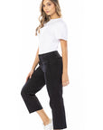 Pantalón Capri Negro Stretch