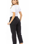 Pantalón Capri Negro Stretch