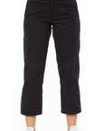 Pantalón Capri Negro Stretch
