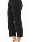 Pantalón Capri Negro Stretch